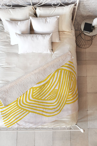 Dan Hobday Art Track Fleece Throw Blanket