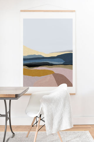 Dan Hobday Art Valley Art Print And Hanger