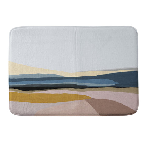 Dan Hobday Art Valley Memory Foam Bath Mat