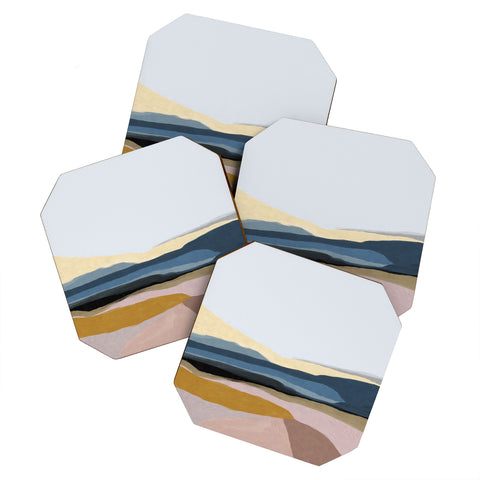 Dan Hobday Art Valley Coaster Set