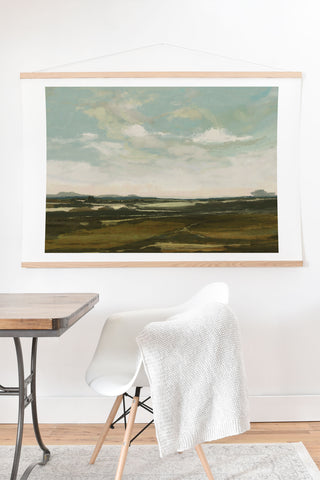 Dan Hobday Art Valley View Art Print And Hanger