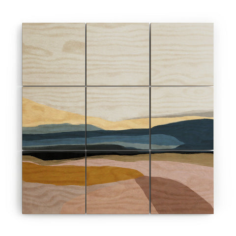Dan Hobday Art Valley Wood Wall Mural