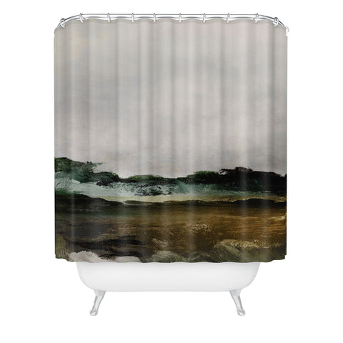 Dan Hobday Art Verte 2 Shower Curtain