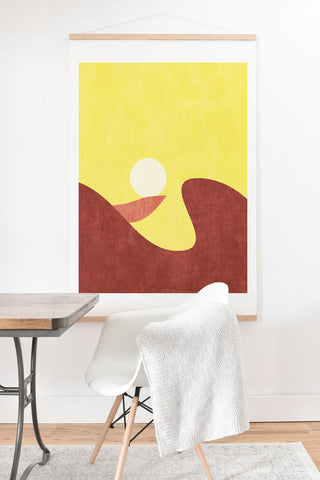 Daniel Coulmann LANDSHAPES Desert Sunset Art Print And Hanger