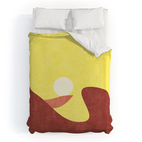 Daniel Coulmann LANDSHAPES Desert Sunset Duvet Cover