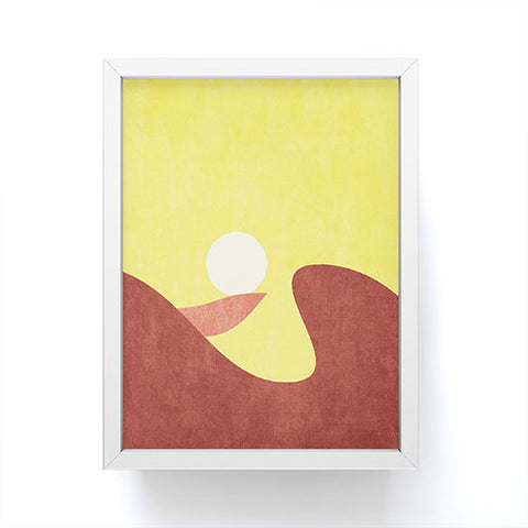 Daniel Coulmann LANDSHAPES Desert Sunset Framed Mini Art Print