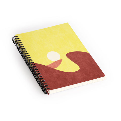 Daniel Coulmann LANDSHAPES Desert Sunset Spiral Notebook