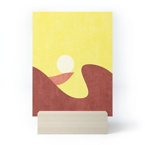 Daniel Coulmann LANDSHAPES Desert Sunset Mini Art Print