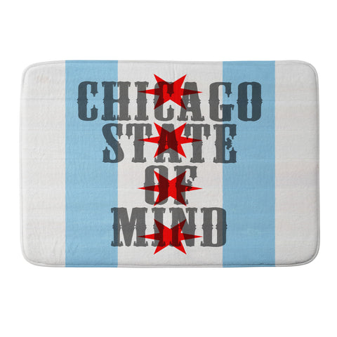DarkIslandCity Chicago State Of Mind Memory Foam Bath Mat