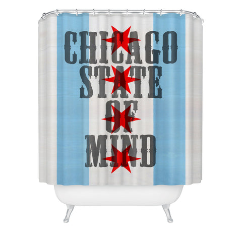 DarkIslandCity Chicago State Of Mind Shower Curtain