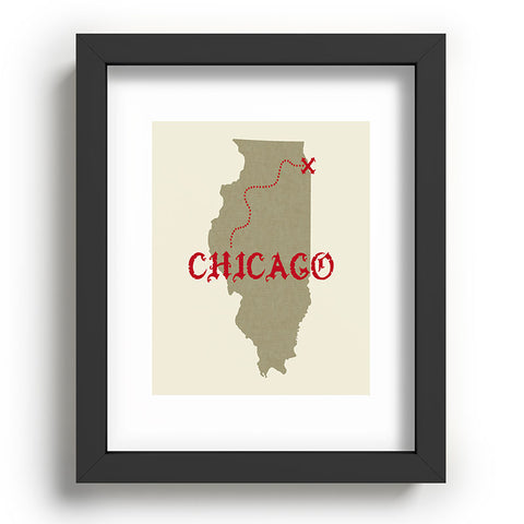 DarkIslandCity Chicago X Marks The Spot Recessed Framing Rectangle