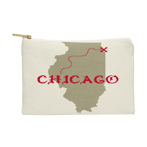 DarkIslandCity Chicago X Marks The Spot Pouch