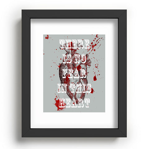 DarkIslandCity No Fear In This Heart Recessed Framing Rectangle