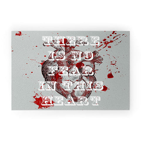 DarkIslandCity No Fear In This Heart Welcome Mat