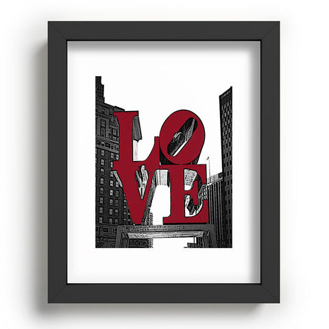 DarkIslandCity Philly Love Recessed Framing Rectangle