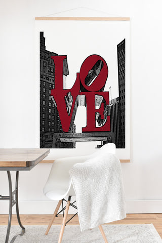 DarkIslandCity Philly Love Art Print And Hanger