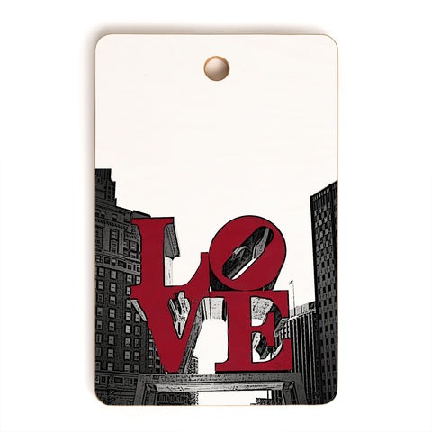 DarkIslandCity Philly Love Cutting Board Rectangle