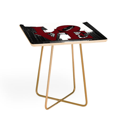 DarkIslandCity Philly Love Side Table
