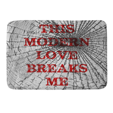 DarkIslandCity This Modern Love Breaks Me Memory Foam Bath Mat