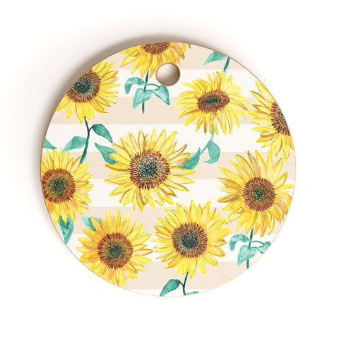Dash and Ash 90s Sundress Cutting Board Round