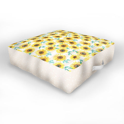 Dash and Ash 90s Sundress Outdoor Floor Cushion