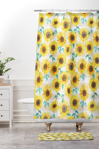 Dash and Ash 90s Sundress Shower Curtain And Mat
