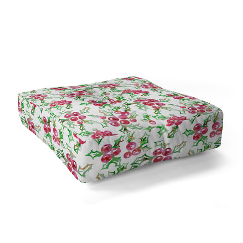 Dash and Ash All I Want For Christmas Floor Pillow Square