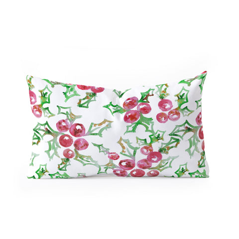 Dash and Ash All I Want For Christmas Oblong Throw Pillow