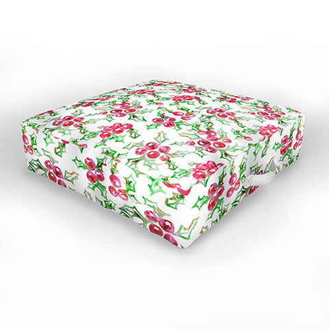 Dash and Ash All I Want For Christmas Outdoor Floor Cushion