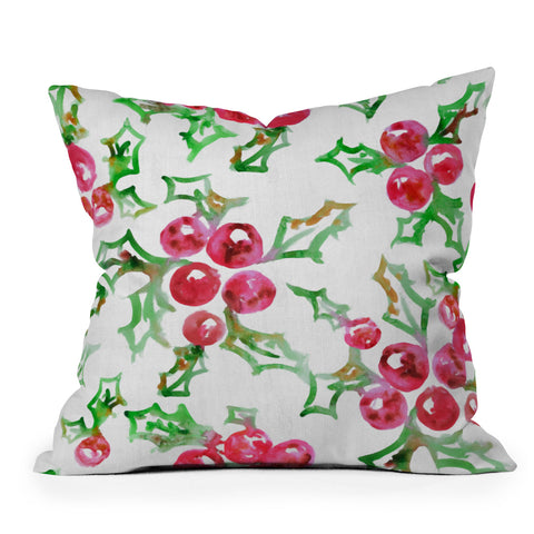 Dash and Ash All I Want For Christmas Throw Pillow