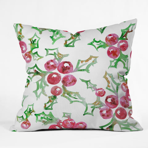 Dash and Ash All I Want For Christmas Outdoor Throw Pillow