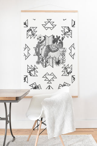 Dash and Ash Arrlo The Buffalo Art Print And Hanger