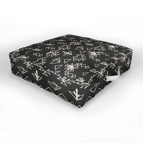 Dash and Ash Arrlo The Buffalo Outdoor Floor Cushion