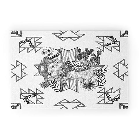 Dash and Ash Arrlo The Buffalo Welcome Mat