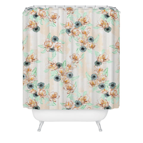 Dash and Ash At Magnolia Shower Curtain