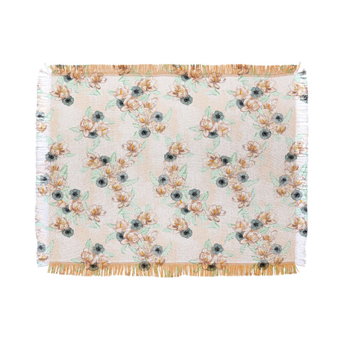 Dash and Ash At Magnolia Throw Blanket