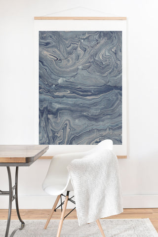 Dash and Ash away Art Print And Hanger