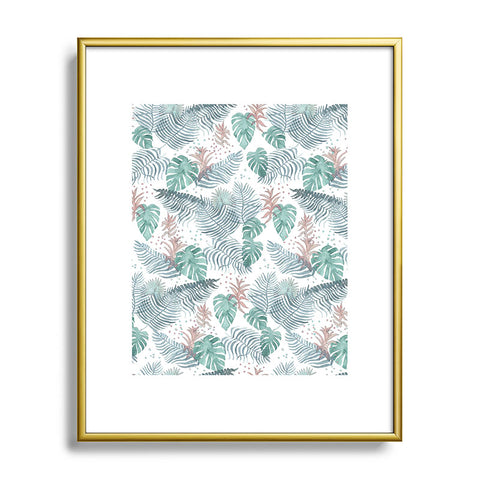 Dash and Ash Away we go go Metal Framed Art Print