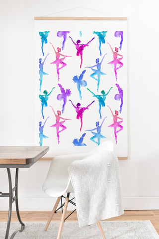 Dash and Ash Ballerina Ballerina Art Print And Hanger