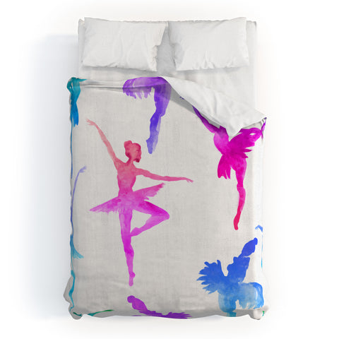 Dash and Ash Ballerina Ballerina Duvet Cover