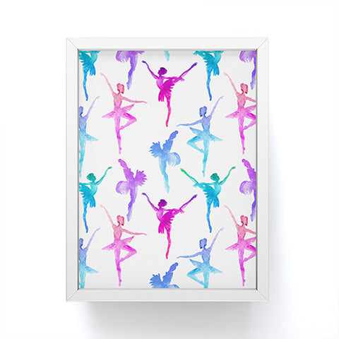Dash and Ash Ballerina Ballerina Framed Mini Art Print