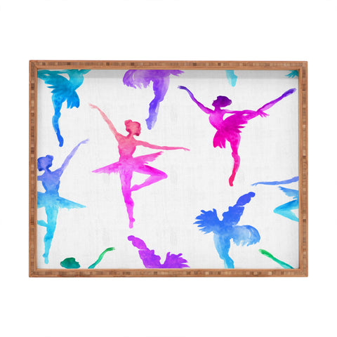 Dash and Ash Ballerina Ballerina Rectangular Tray