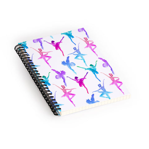 Dash and Ash Ballerina Ballerina Spiral Notebook