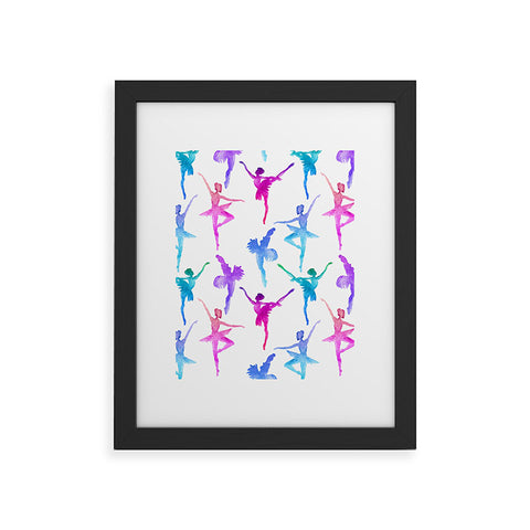 Dash and Ash Ballerina Ballerina Framed Art Print