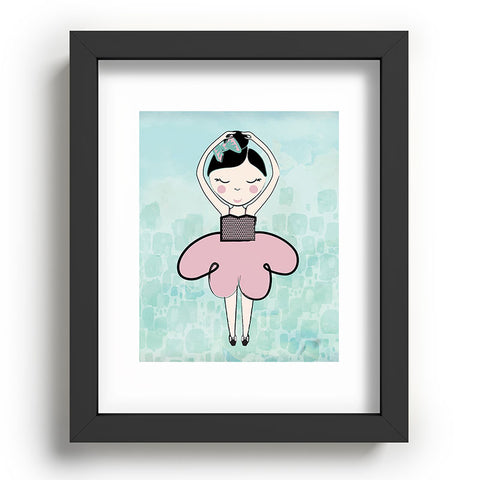 Dash and Ash Ballerina Heart Recessed Framing Rectangle