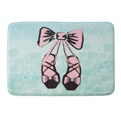 Dash and Ash Ballet Princess Memory Foam Bath Mat