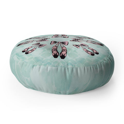 Dash and Ash Ballet Princess Floor Pillow Round