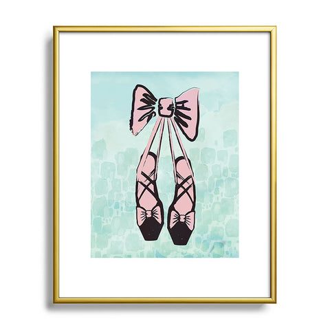 Dash and Ash Ballet Princess Metal Framed Art Print
