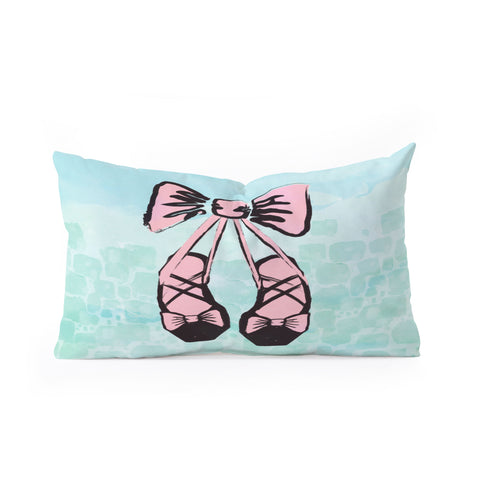 Dash and Ash Ballet Princess Oblong Throw Pillow