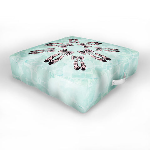 Dash and Ash Ballet Princess Outdoor Floor Cushion